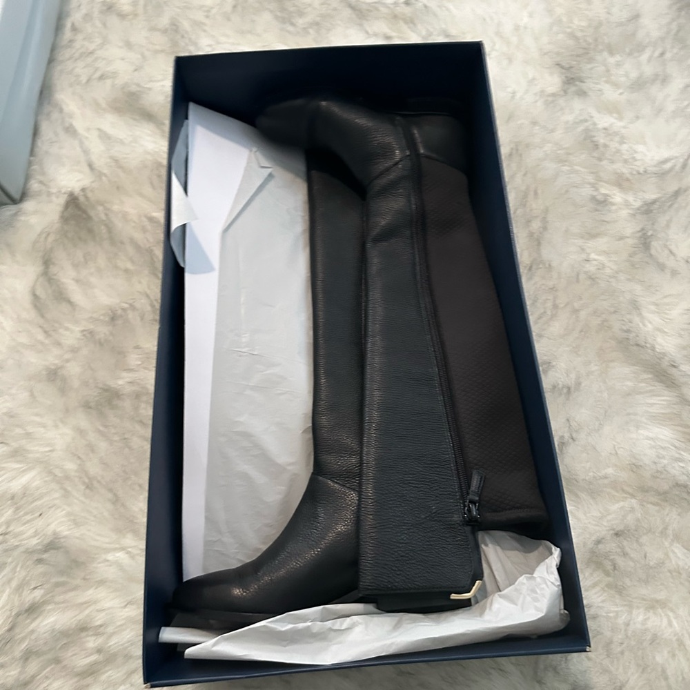 Brand new Cole Haan dutchess over the knee leather boots size 5.5